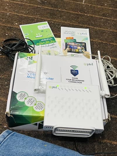 PTCL  ZTE modem router VDSL2 like new