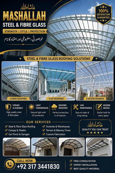 Premium FRP Glass Fibre Sheets for Roofing & Sheds