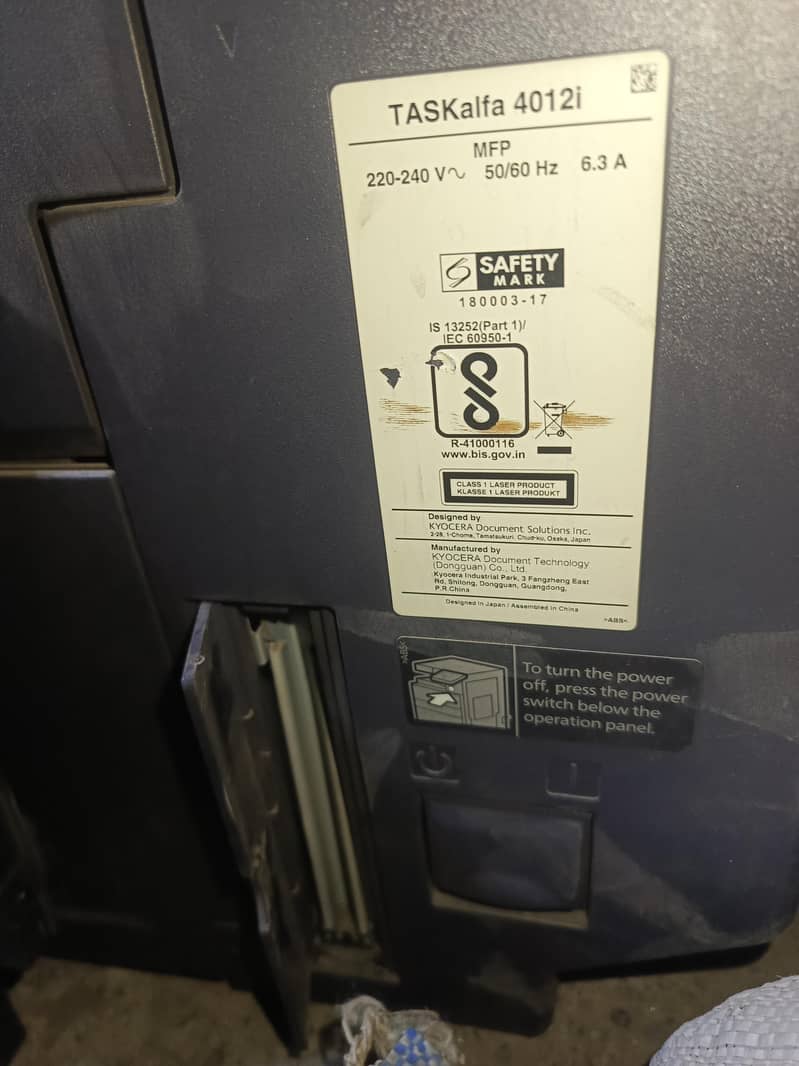 printer and photocopy machine 10