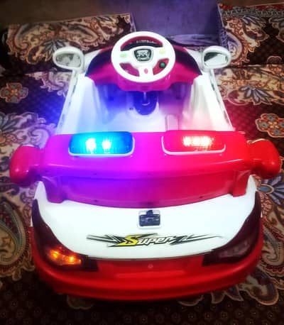 Kids rechargeable Car with Remotecontrol (All ok) 03,OO, 8O,83,78O