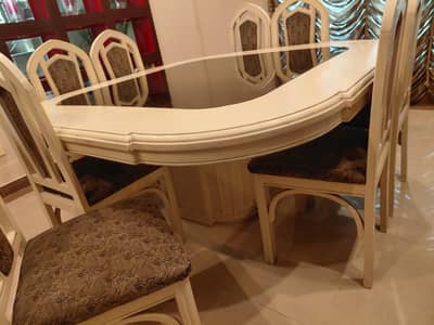 dining with 8 chairs for sale