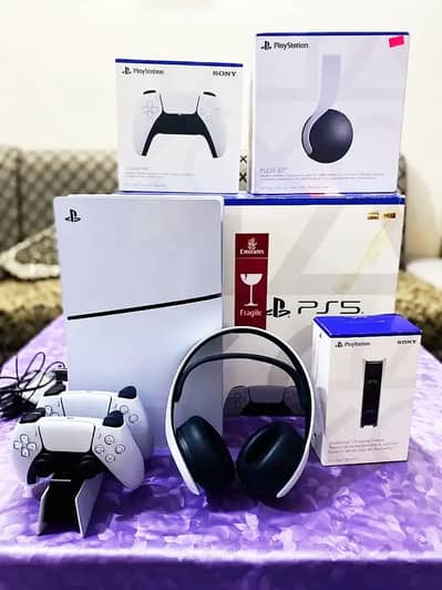 PS5 slim 1tb Disk edition for sale playstation 5 game