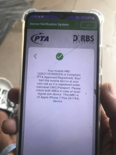 Apple iPhone 7 Plus pta