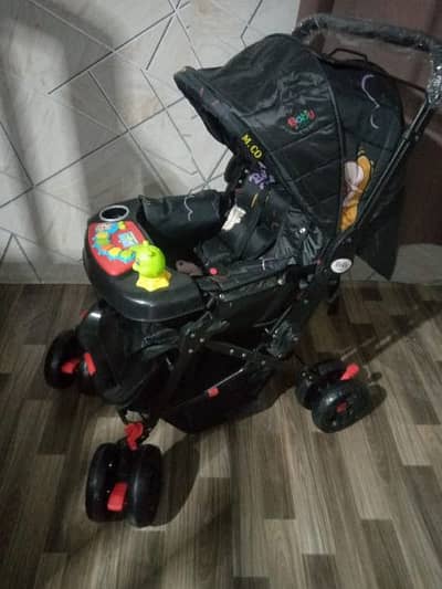New Pram with music Not Used | Baby Stroller 0331-5180769