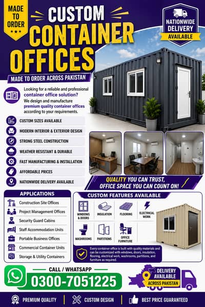 Office Container 923007051225 manufacture