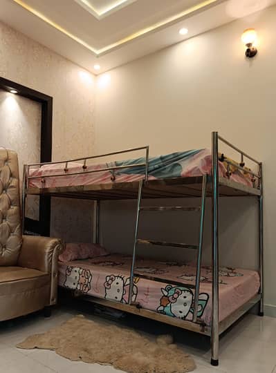 Bunker Bed with Mattresses and Sheets for sale