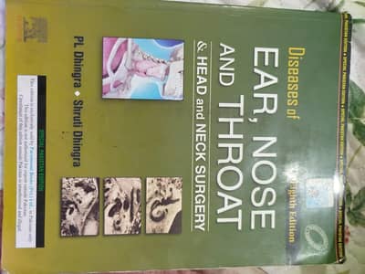 PL & Shruti Dhingra ENT + Head & Neck Surgery Book – Good Condition