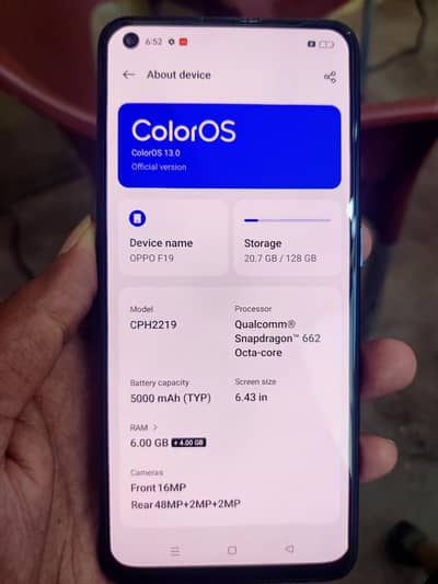OPPO F19 6.128