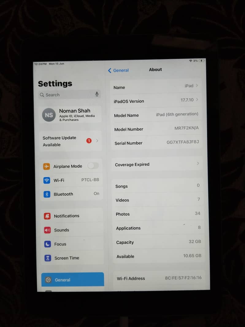 ipad 6th generation 0