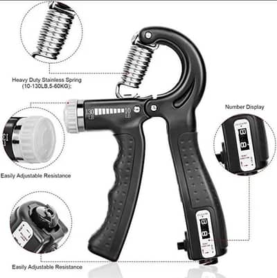 Premium Hand Grip Exerciser 10-40KG | Finger & Wrist Trainer