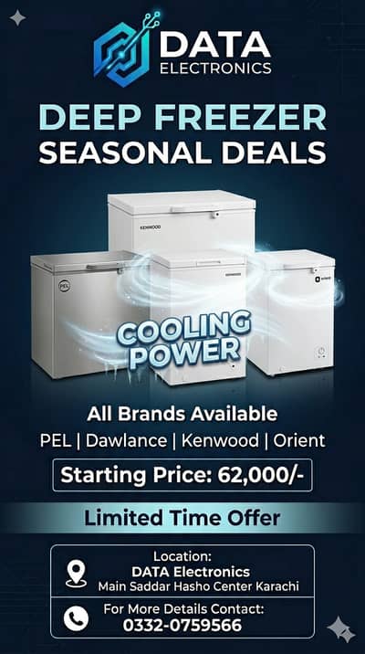 Dawlance Deep Freezer – Powerful Cooling & Massive Energy Savings