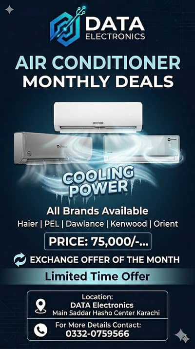 Haier 1 Ton Inverter AC Exchange Offer