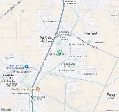 2 Kanal Lda Approved Residential Plot Available For Sale In Mehran Block Chinar Bagh Raiwind Road Lahore
