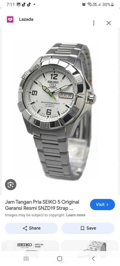 Seiko 5 waterproof