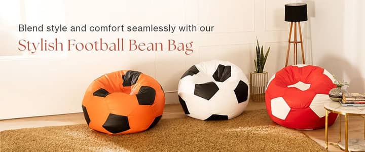 FOOTBALL Bean Bags in All sizes