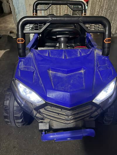 Kids Electric Ride-On Jeep  Blue & Black  Good Condition