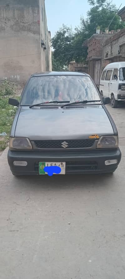 Suzuki Mehran VXR 2010 model lahore number