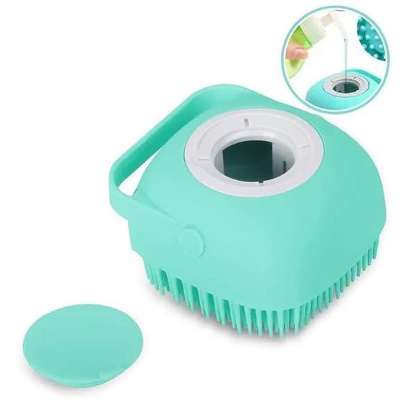 Silicone Bath Body Brush with Soap Dispenser – 2 in 1 Exfoliating Shower Brush & Body Massager | Ultra Soft Bath Scrubber for Men & Women