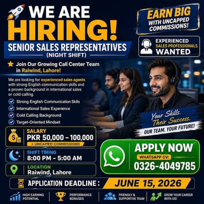 Sales Executive || Male & Female (Jobs) Night Shift (Canada)