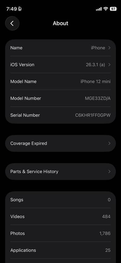 Apple iPhone 12 mini