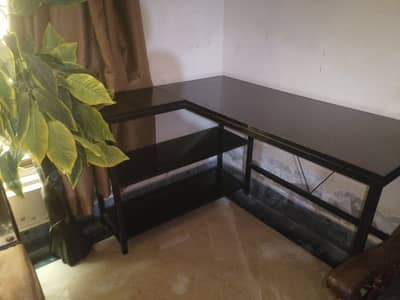 Recommended Gaming/office Table  | L shaped table | Two shelf in table