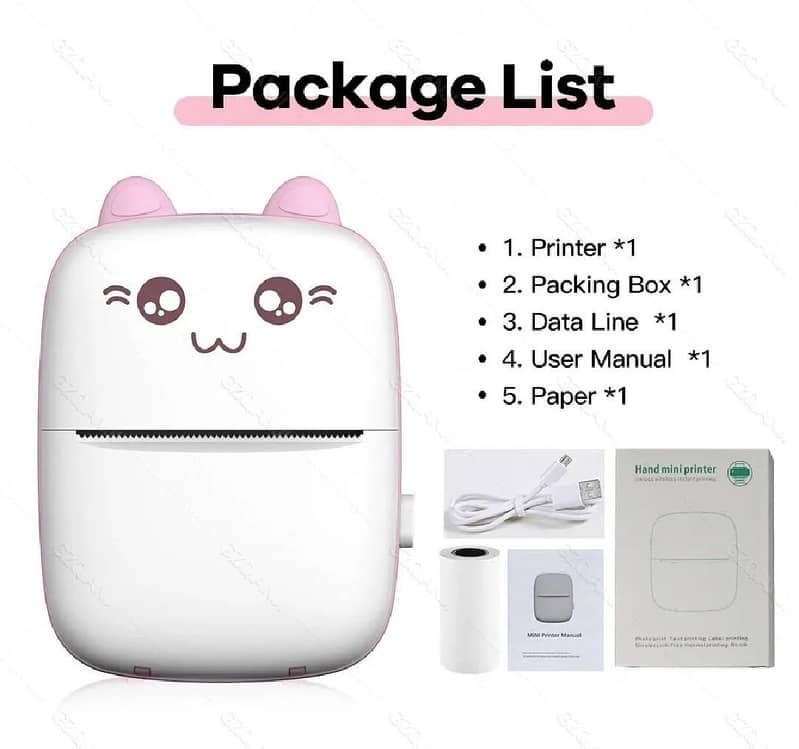Cute Mini Printer 2