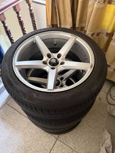 17 inch rims with tyres