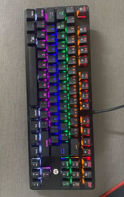 HP GK200 RGB Gaming Keyboard | Excellent Condition | Fully Working