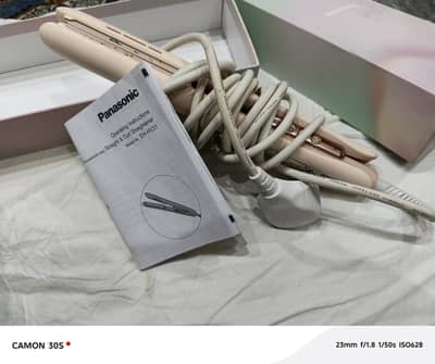 Panasonic 2-way hair straightner EH-HV31-P with 5 temperature settings