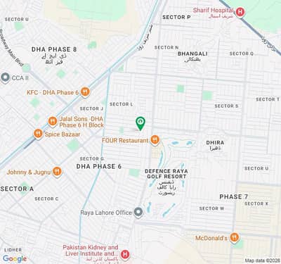 One Kanal Residential Plot for Sale in DHA Phase 6 Lahore, Block L