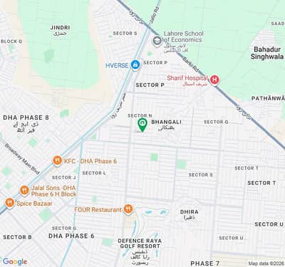 One Kanal Residential Plot for Sale in DHA Phase 6 Lahore, Block N
