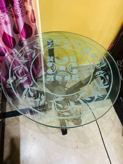 chinioti glass table