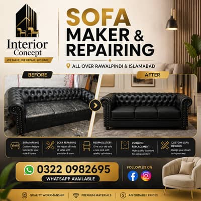 Sofa maker | Fabric change | Sofa repair | sofa sets | sofa repairing