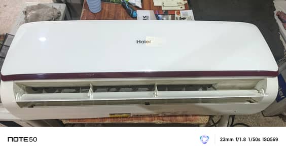 Haier split Ac 1 ton sada original condition 10/10 good work