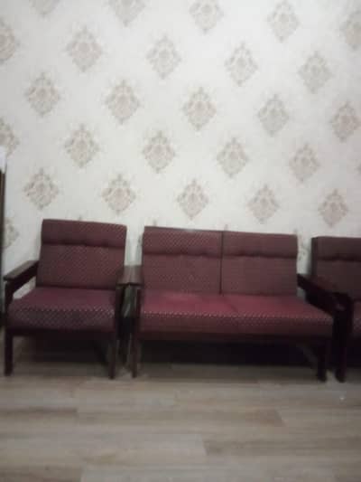 Sofa set made of solid wood Excellent condition