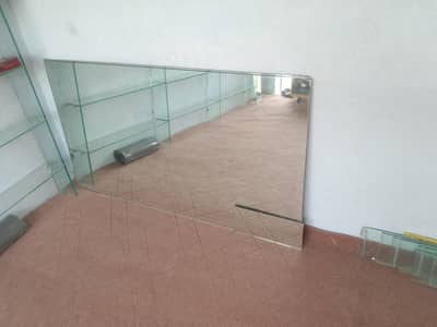 Glass cabinet/ shelves for wardrobe and mirrors