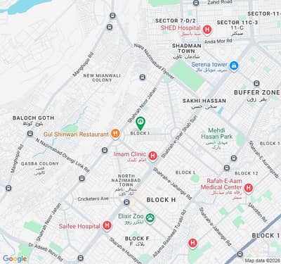 Prime Location 140 Square Yards Upper Portion In North Nazimabad - Block I For sale