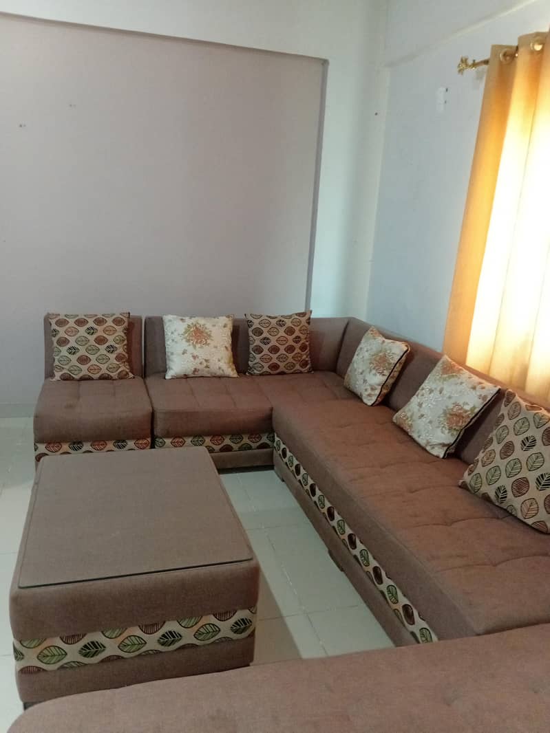 Used Sofa Set with table 3