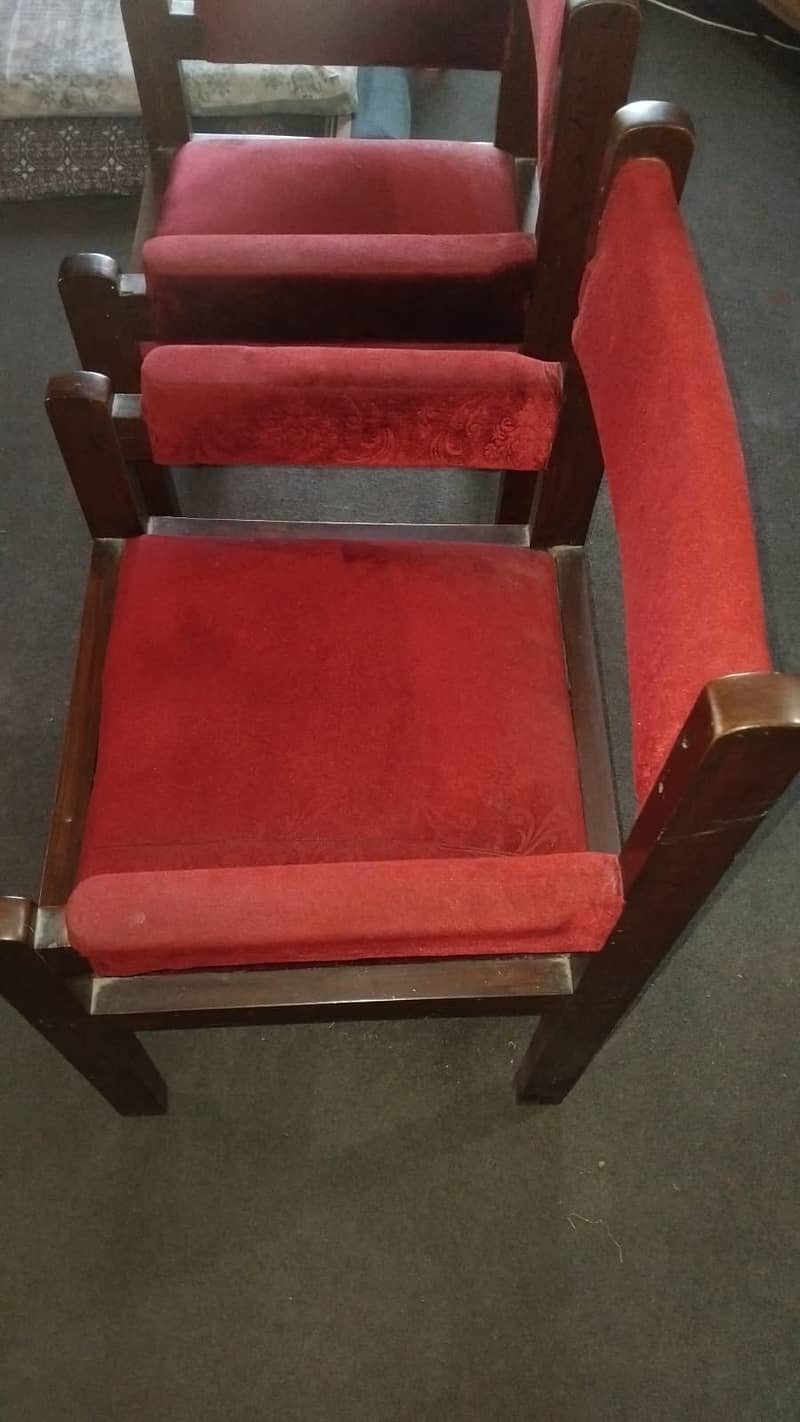 2 Solid wooden chairs 2