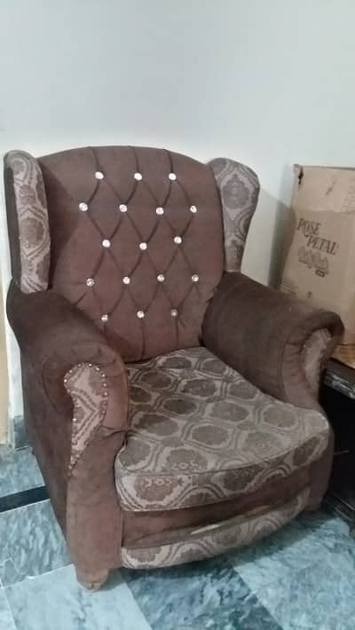 7 seater sofas in brown color