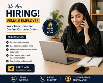 hire girl for orders confirmation