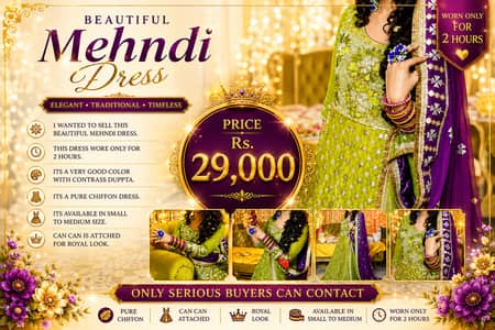Bridal Mehndi Dress/Bridal Dress/ Mehndi Dress | Mehndi Women Dress