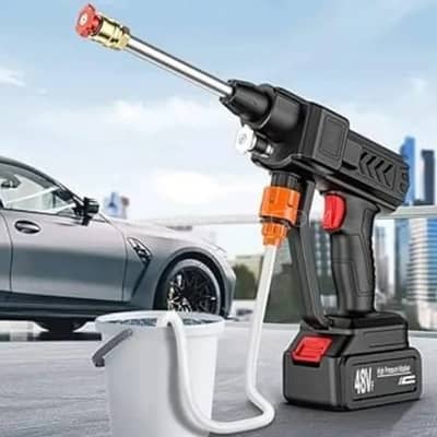 21V Cordless Car Wash Spray Gun – High Pressure Portable Washer (Doubl