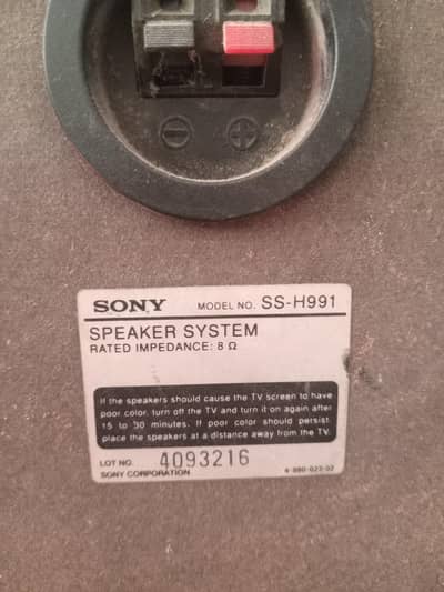 Sony speaker