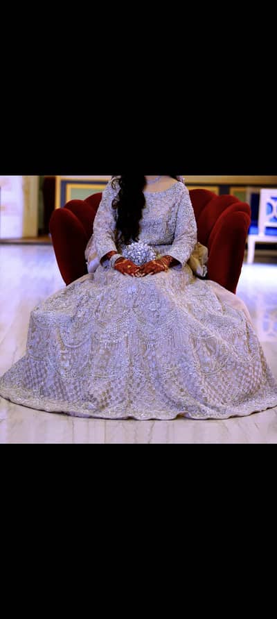 Bridal maxii uniqe Colour full heavy