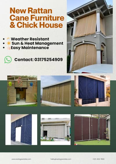 Chick bamboo blind window and green jali tarpal,wooden blinds,bamboo