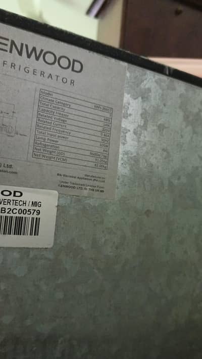 Kenwood Refrigerator For Sale