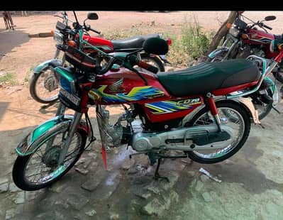 Honda CD 2021 all Punjab number bio available 03185386162