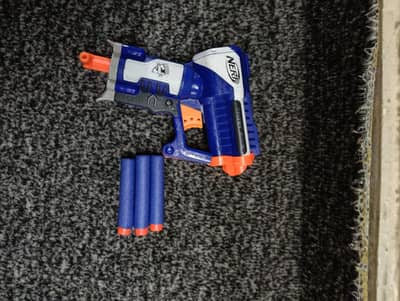 original nerf gun with three bullets