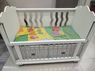 Baby Cot with Mattress and Draws